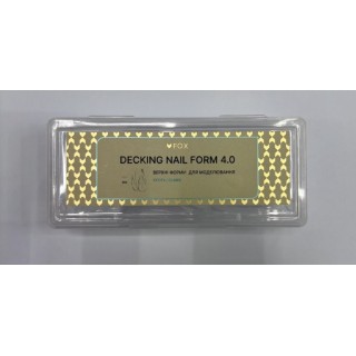 Верхні форми для моделювання F.O.X Decking Nail form 4.0 Кіготь 28 шт