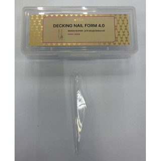 Верхні форми для моделювання F.O.X Decking Nail form 4.0 Разор 14 шт