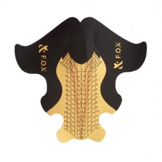 Алюмінієві нижні форми F.O.X Nail form Aluminium 22 шт