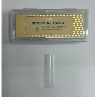 Верхні форми для моделювання F.O.X Decking Nail form 4.0 Арочний квадрат 28 шт