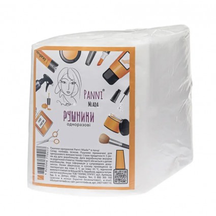 Рушник Panni Mlada 35 * 40 гладкі 100 шт