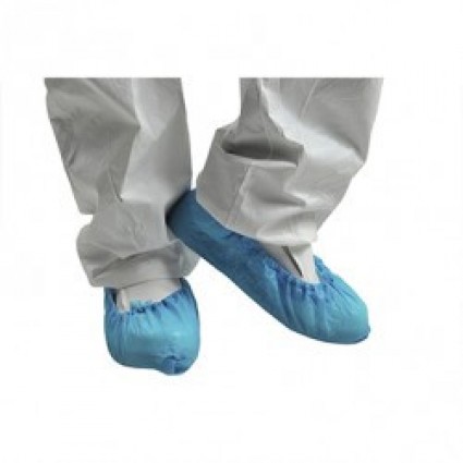 Бахіли одноразові поліетиленові, 2,5 гр блакитні Medicom ПАРА