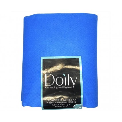 Чохол на кушетку Doily з гумкою 0.8*2.1 м блакитний