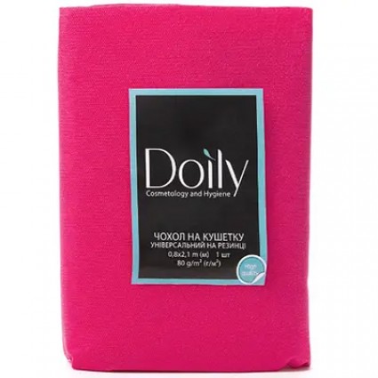 Чохол на кушетку Doily з гумкою 0.8*2.1 м рожевий
