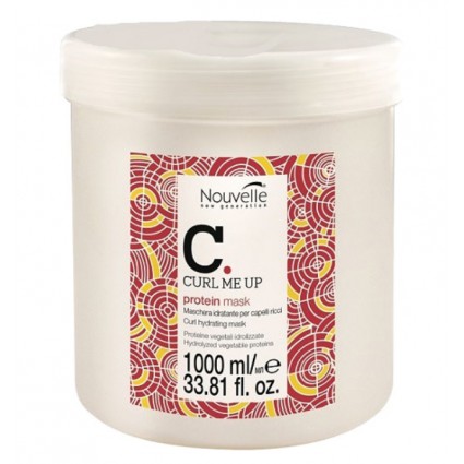 Маска протеїнова живить для пошкодженого волосся Nouvelle Curl Me Up Protein 1000 мл