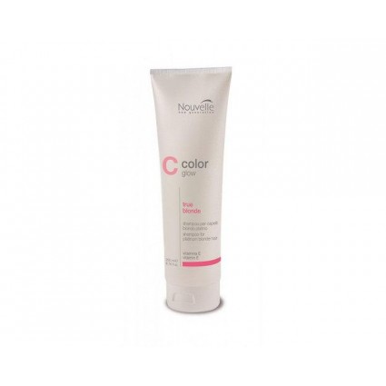 Шампунь проти жовтизни блондованого та світлих волосся Nouvelle Color Glow True Blonde 200 мл