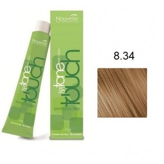 Крем-фарба для волосся Nouvelle Touch 8.34 Карамель 60 мл