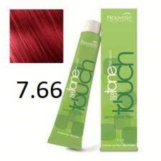 Крем-фарба для волосся Nouvelle Touch 7.66 Вогненно-червоний 60 мл