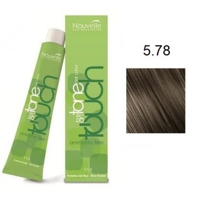 Крем-фарба для волосся Nouvelle Touch 5.78 Граніт 60 мл