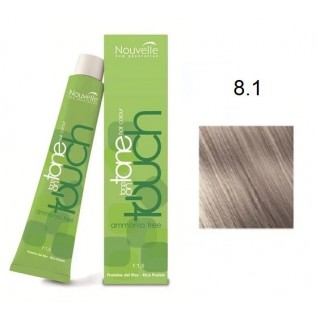 Крем-фарба для волосся Nouvelle Touch 8.1 Світло-димчастий 60 мл