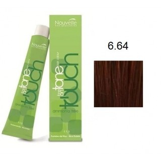 Крем-фарба для волосся Nouvelle Touch 6.64 Полум'яно-червоний 60 мл