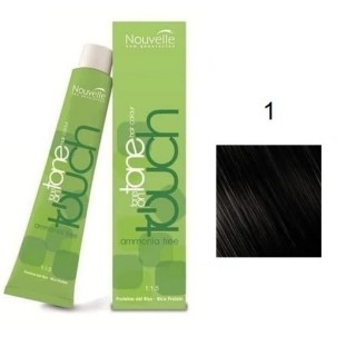 Крем-фарба для волосся Nouvelle Touch 1 Чорний 60 мл
