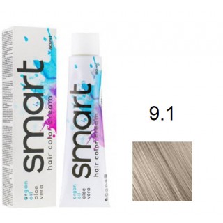 Фарба для волосся Nouvelle Smart 9.1 дуже світлий попелястий блондин 60 мл