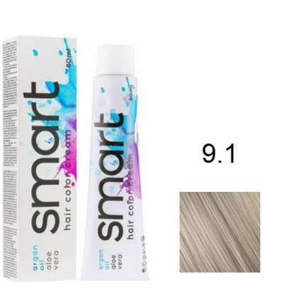 Фарба для волосся Nouvelle Smart 9.1 дуже світлий попелястий блондин 60 мл