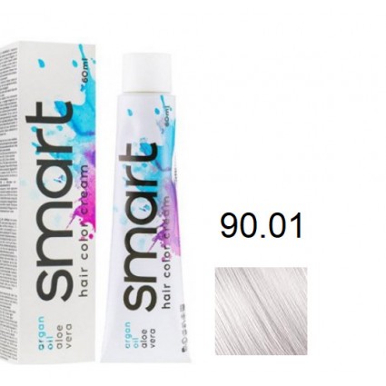 Фарба для волосся Nouvelle Smart 90.01 срібло 60 мл