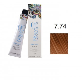 Фарба для волосся Nouvelle Hair Color 7.74 дуб 100 мл