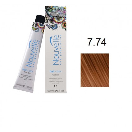Фарба для волосся Nouvelle Hair Color 7.74 дуб 100 мл