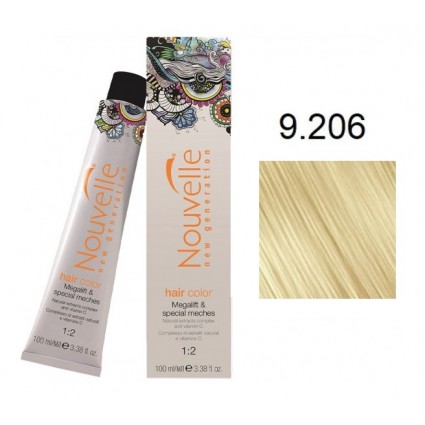 Фарба для волосся Nouvelle Hair Color 9.206 Глибокий золотий бустер 100 мл