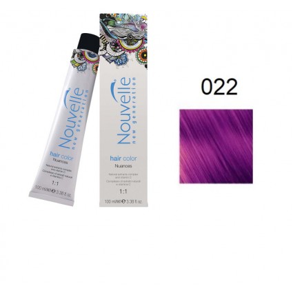 Фарба для волосся Nouvelle Hair Color 022 фіолетовий 100 мл