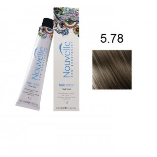 Фарба для волосся Nouvelle Hair Color 5.78 граніт 100 мл