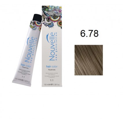 Фарба для волосся Nouvelle Hair Color 6.78 кварц 100 мл
