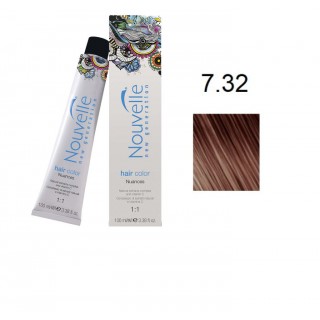Фарба для волосся Nouvelle Hair Color 7.32 кориця 100 мл