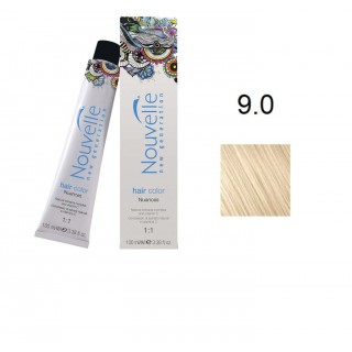 Фарба для волосся Nouvelle Hair Color 9.0 насичений платиновий блондин 100 мл