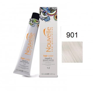 Фарба для волосся Nouvelle Hair Color 901 ультрасветлый попелястий блондин 100 мл