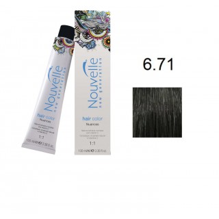 Фарба для волосся Nouvelle Hair Color 6.71 графіт 100 мл