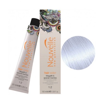 Фарба для волосся Nouvelle Hair Color 12.11+ попелястий утрасветлый блонд 100 мл Фарба для волосся Nouvelle Hair Color 12.11+ попелястий утрасветлый блонд 100 мл