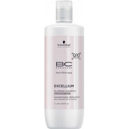 Шампунь ущільнюючий Schwarzkopf Bonacure Excellium Collagen Plumping Shampoo Q10 1000 мл