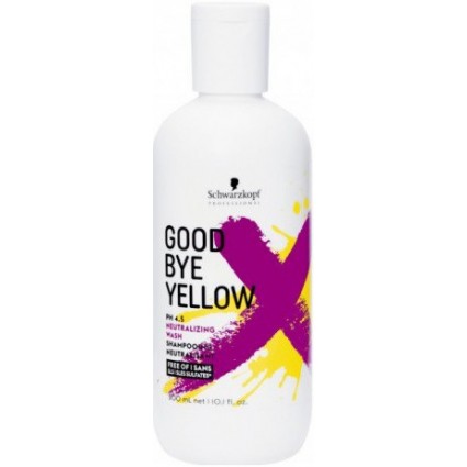 Шампунь проти жовтизни волосся Schwarzkopf Professional Goodbye Yellow Shampoo Безсульфатний 300 мл