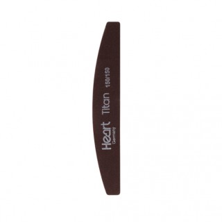 З Пилка HEART Half TITAN Brown 150/150 півмісяць коричневий тонкий