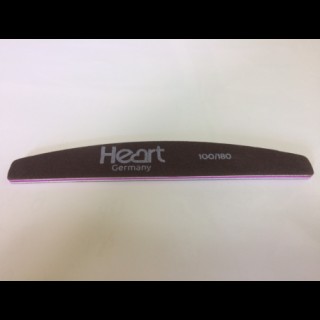 З Пилка HEART Half TITAN Brown 180/240 півмісяць коричневий тонкий