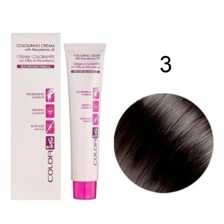 Крем-фарба для волосся Ing Professional Coloring Cream With Macadamia Oil 3 Темно-каштановий 60 мл