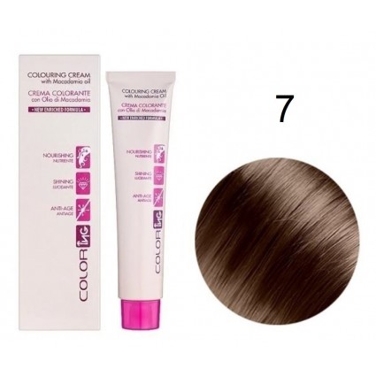 Крем-фарба для волосся Ing Professional Coloring Cream With Macadamia Oil 7 Блондин 60 мл