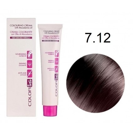 Крем-фарба для волосся Ing Professional Coloring Cream With Macadamia Oil 7.12 Блондин перлинний 60 мл