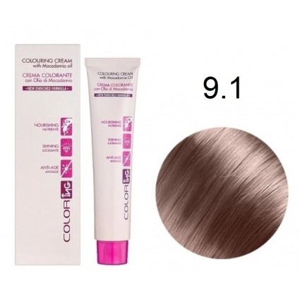 Крем-фарба для волосся Ing Professional Coloring Cream With Macadamia Oil 9.1 Екстра світлий блондин 60 мл Крем-фарба для волосся Ing Professional Coloring Cream With Macadamia Oil 9.1 Екстра світлий блондин 60 мл