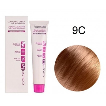 Крем-фарба для волосся Ing Professional Coloring Cream With Macadamia Oil 9С Кава латте 60 мл