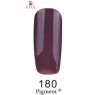 Гель-лак F.O.X Gel Polish Gold Pigment 180 бордово-фіолетовий 6 мл