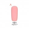 Гель-лак F.O.X Gel Polish Gold Pigment 151 рожево-персиковий 6 мл