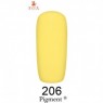 206 F. O. X gel-polish gold Pigment 6 мл