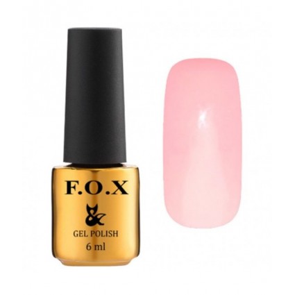Гель-лак F.O.X gel-polish gold French 726 молочно-бежевий з рожевим 6 мл