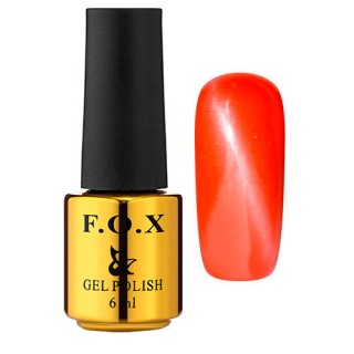 Гель-лак F.O.X gel-polish gold Cat Еye 063 червонувато-жовтогарячий 6 мл