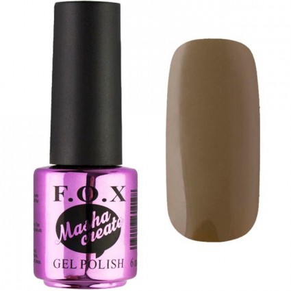 Гель-лак F.O.X gel-polish Masha Create 921 коричнево-оливковий 6 мл