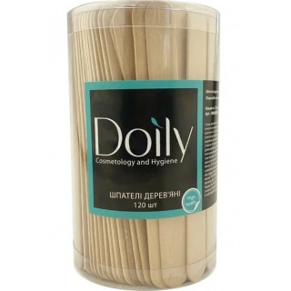 Шпателі дерев’яні одноразові Doily 120 шт