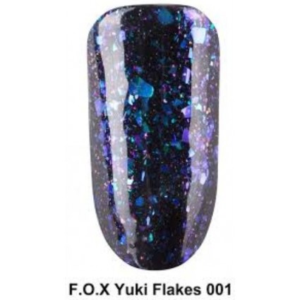 F. O. X gel-polish gold Yuki Flakes 001, 6 ml F. O. X gel-polish gold Yuki Flakes 001, 6 ml