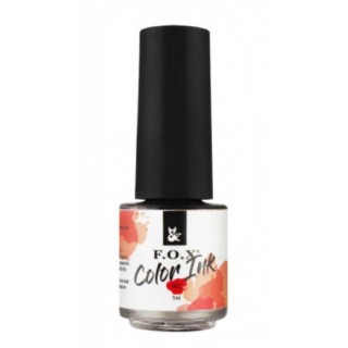 Чорнило для дизайну F.O.X Color Ink 002 червоне 5 мл