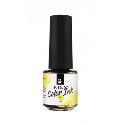 Чорнило для дизайну F.O.X Color Ink 003 жовте 5 мл