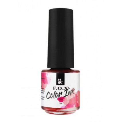 Чорнило для дизайну F.O.X Color Ink 004 рожеве 5 мл